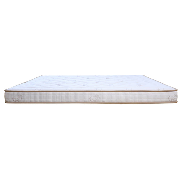 Solid Wood Standard Bed with Guardrails Cabin Twin/Full Bed with Storage