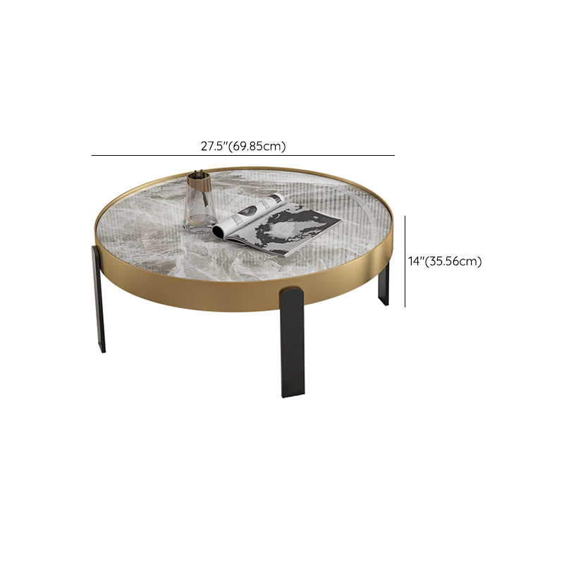 Contemporary Coffee Table Set 4 Legs Slate Coffee Cocktail Table