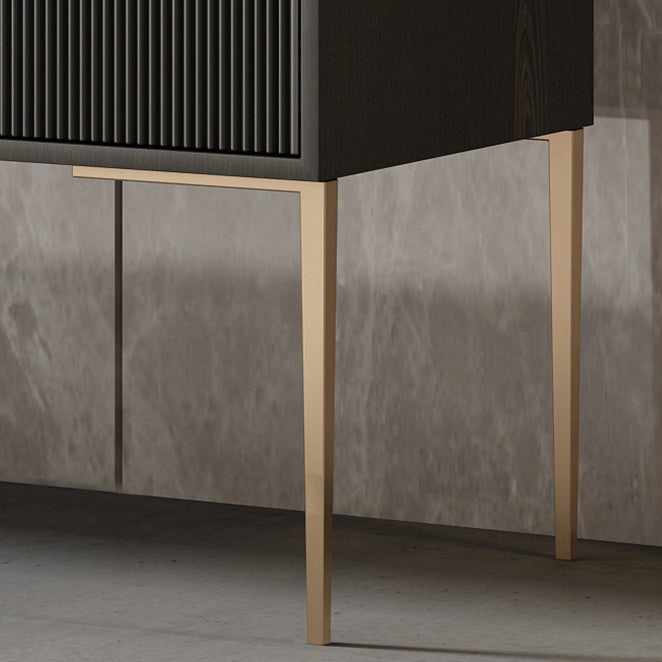 Glam Horizontal Storage Chest Wood Soft-Close Drawers Double Chest