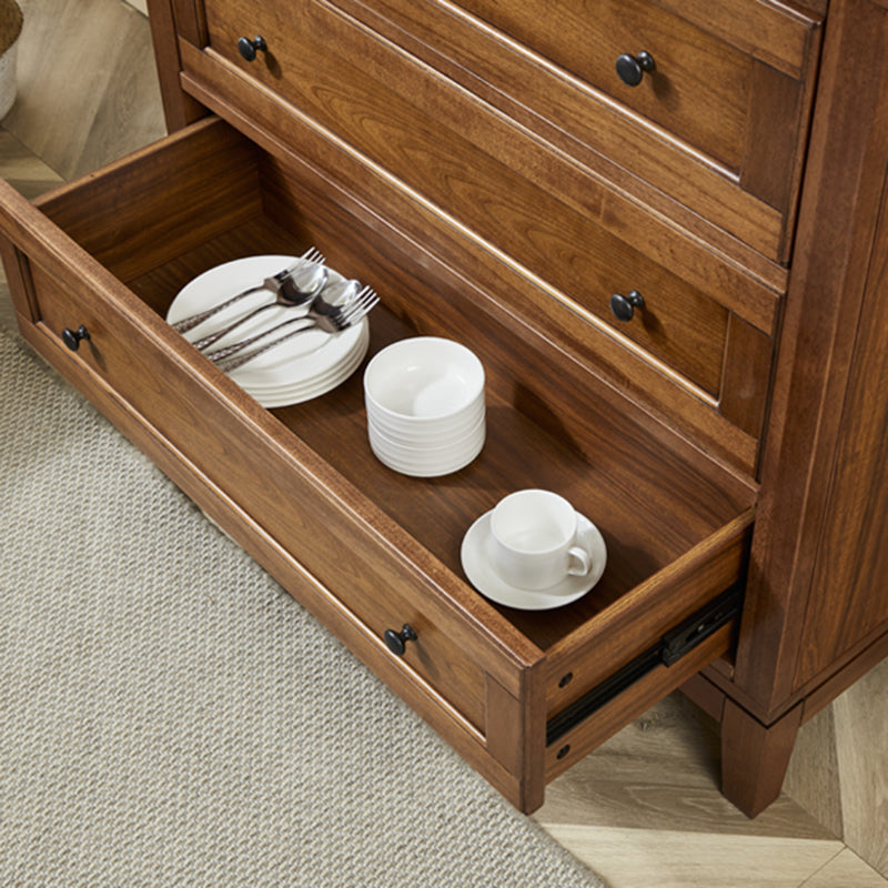 Modern Style Bookshelf Closed Back Standard Wooden Bookcase for Study Room