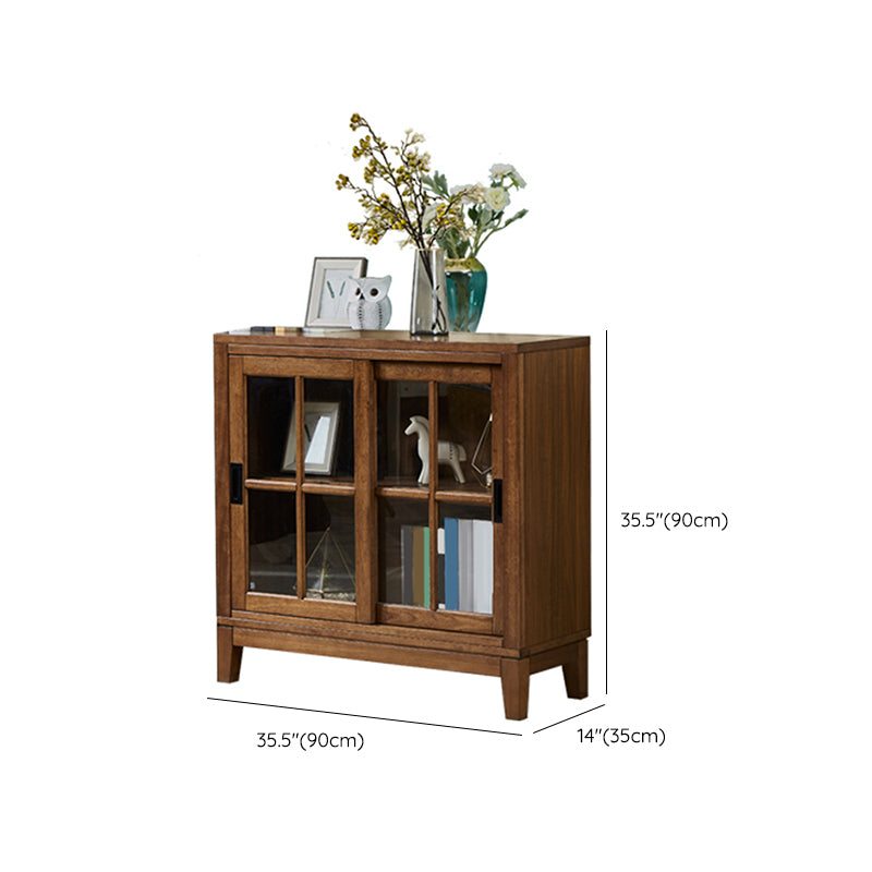 Modern Style Bookshelf Closed Back Standard Wooden Bookcase for Study Room