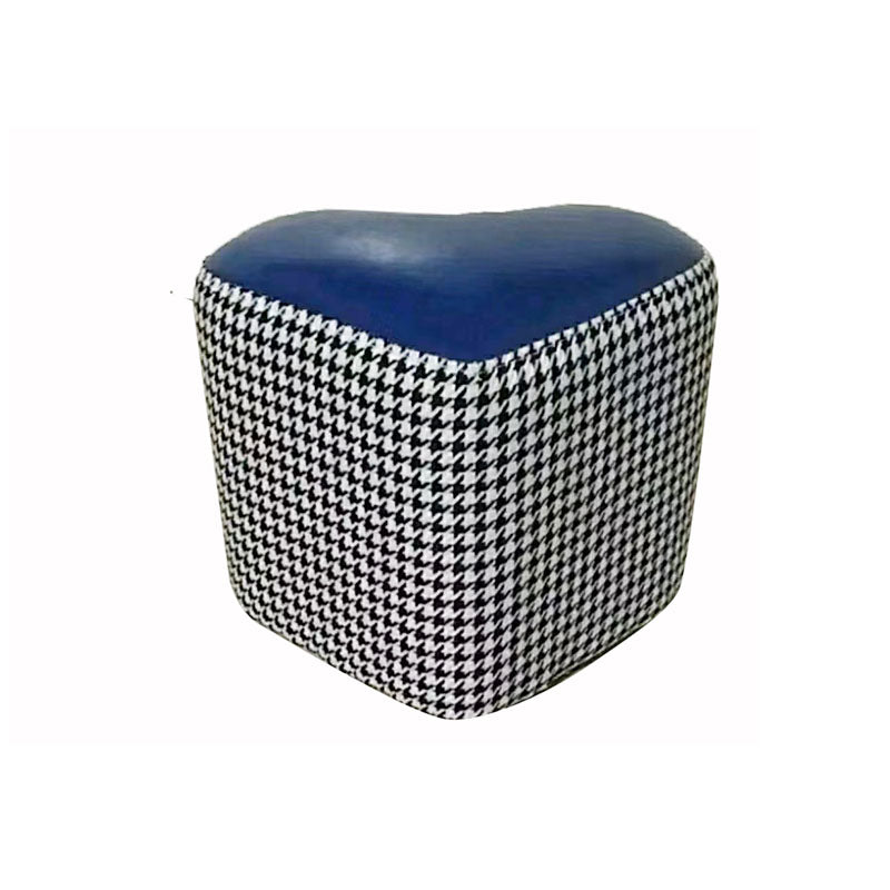 Fabric Standard Stool Modern Style Simple Heart-shaped Stool