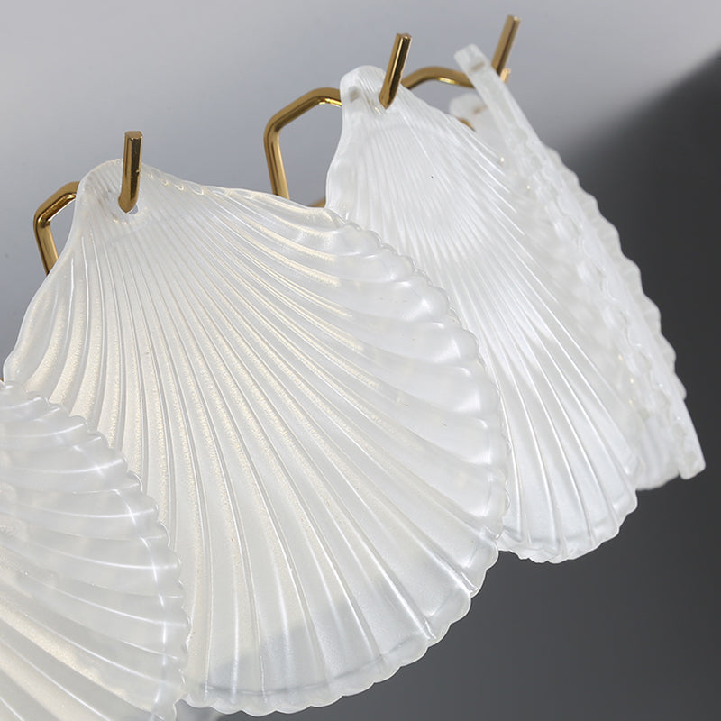 Contemporary Simplicity Ceiling Lamp Glass Flush Mount Light Fixture for Bedroom