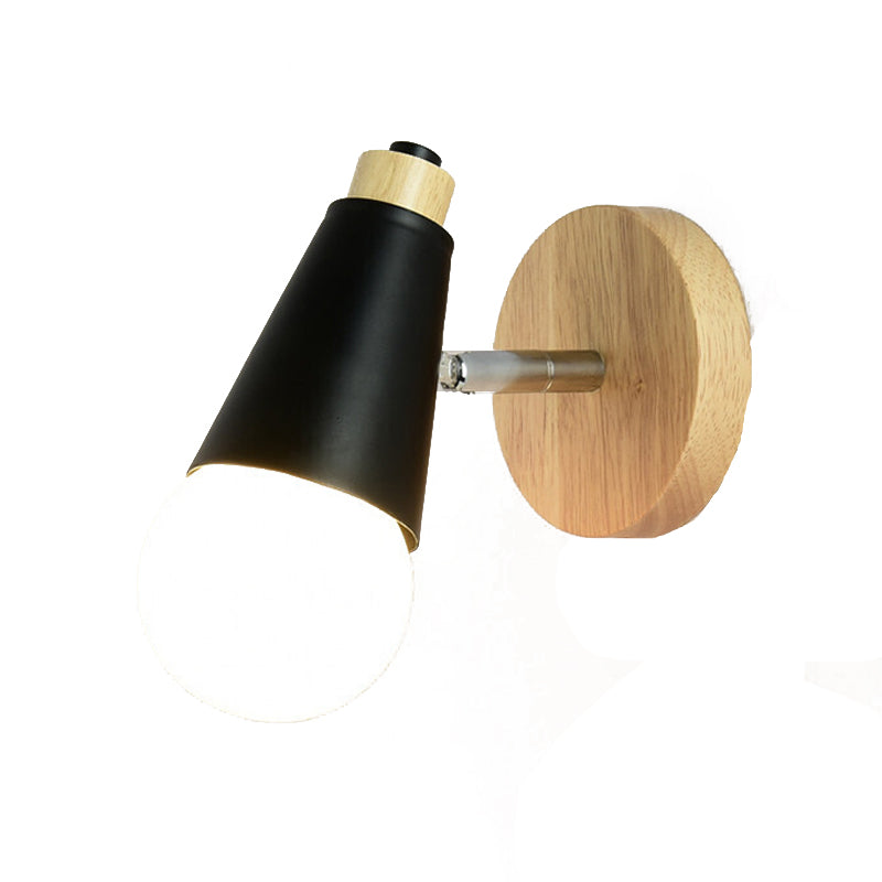 Modern Wall Light Fixture Minimalist Wooden Wall Light Sconce for Bedroom