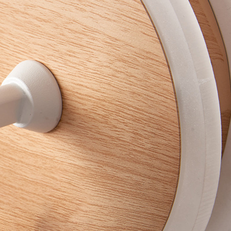 Modern 2-Light White Wall Mounted Sconce Metallic Shaded Wall Light