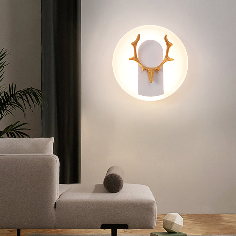 1 Light Unique Shape Wall Mounted Light Modern Sconce Light Fixture