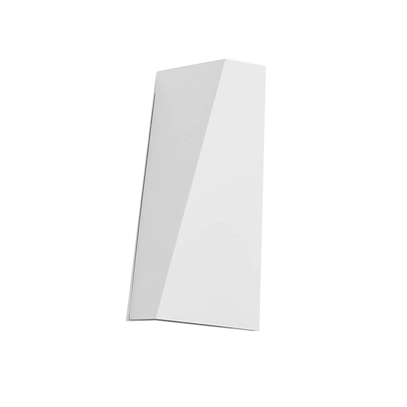 Geometric Shape Wall Lamp Modern Style Metal 2 Lights Wall Light in Black/White