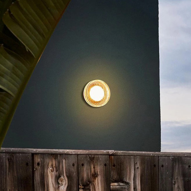 LED Modern 1 - Light Bathroom Vanity Lighting in Black / Gold Acrylic Bath Sconce