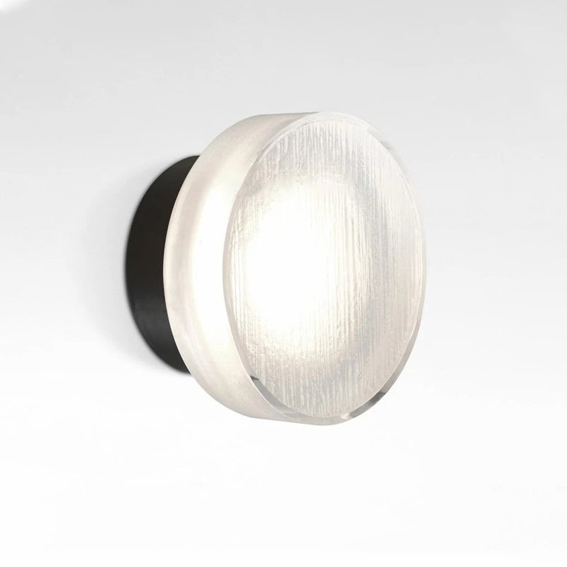 LED Modern 1 - Light Bathroom Vanity Lighting in Black / Gold Acrylic Bath Sconce