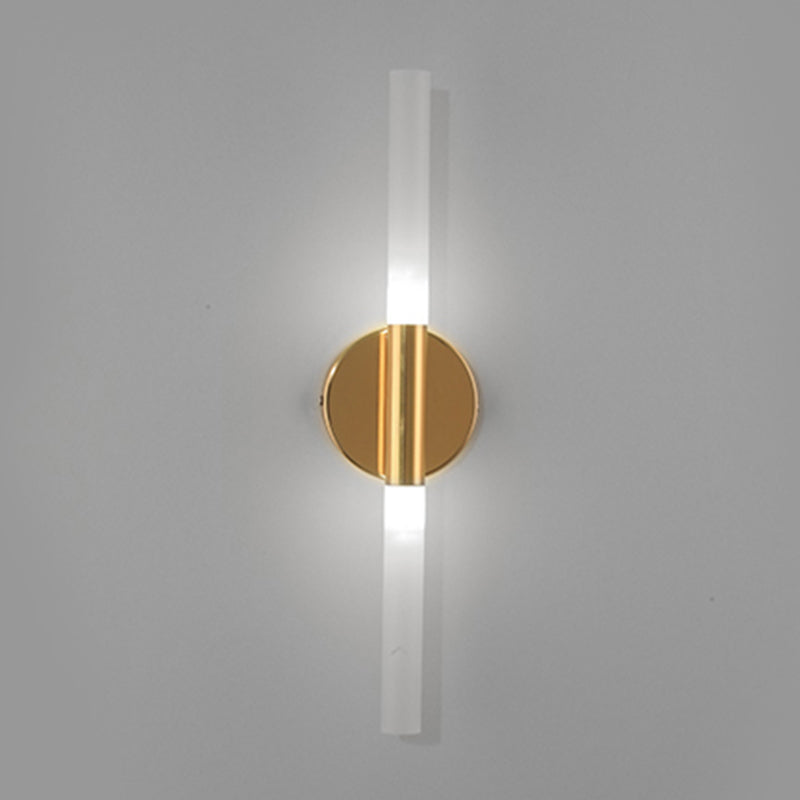 Modern Linear Shape Vanity Light Metal 2 Lights Vanity Lamp for Shower Room