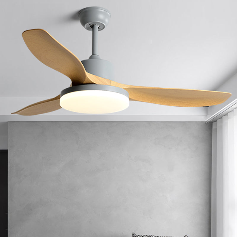 1 - Light Contemporary Ceiling Fan 3 - Blades Fan Light for Room