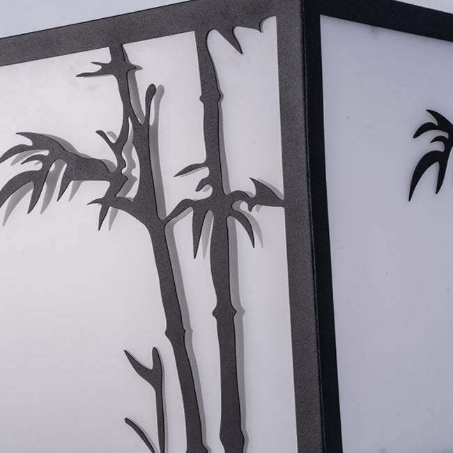 Contemporary Metallic Pillar Light Creative LED Solar Lighting Fixture for Garden