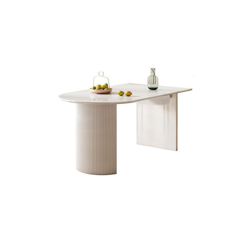 Dining Room Dinner Kitchen Table Double Pedestal Stone Dining Table