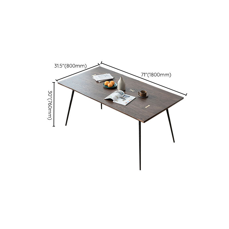 Dining Room Dinner Kitchen Table 4 Legs Oak Solid Wood Dining Table