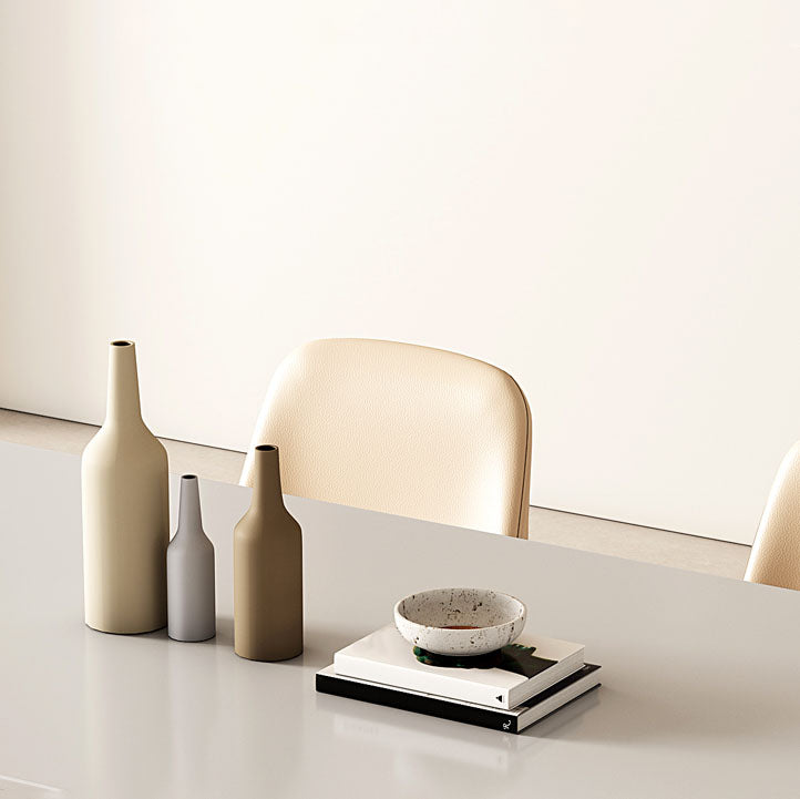 Modern 4 Legs Dining Table Rectangle Dining Table for Kitchen