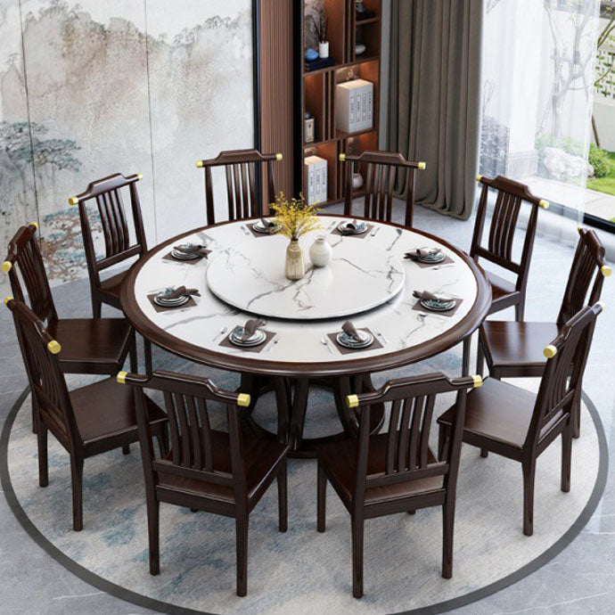 Pedestal Dining Table Convertible Dining Table for Dining Room