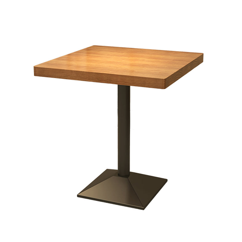 Natural Finish Modern Dining Set 1/2/3/5 Pieces Solid Wood Dinette Set