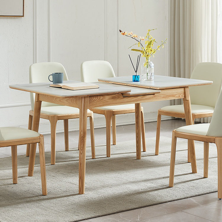 Solid Wood Kitchen Dining Side Chairs Parsons Chair in White