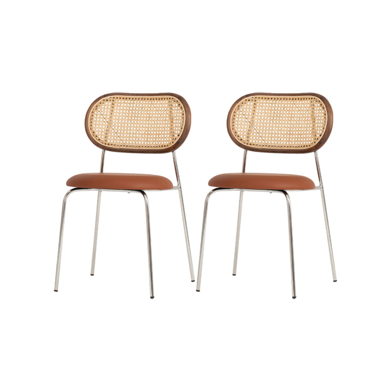 Contemporary Home Side Chair King Louis Back Metal Dining Room Chair