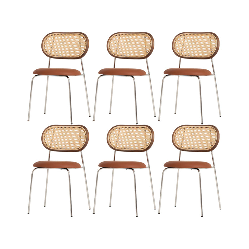 Contemporary Home Side Chair King Louis Back Metal Dining Room Chair