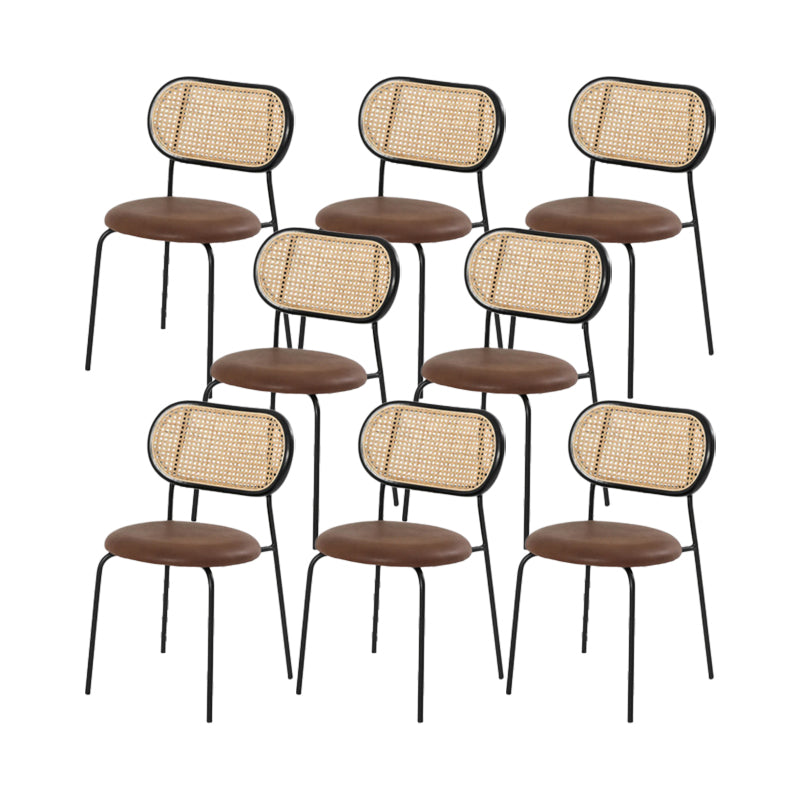 Contemporary Home Side Chair King Louis Back Metal Dining Room Chair