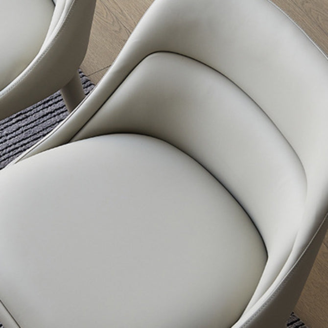 Dining Room Upholstered Parsons Chair Faux Leather Dining Chair