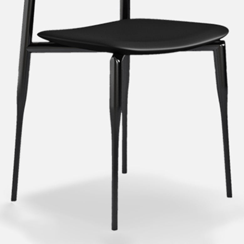 Industrial Armless Dining Chair Kitchen Open Back Side Chair