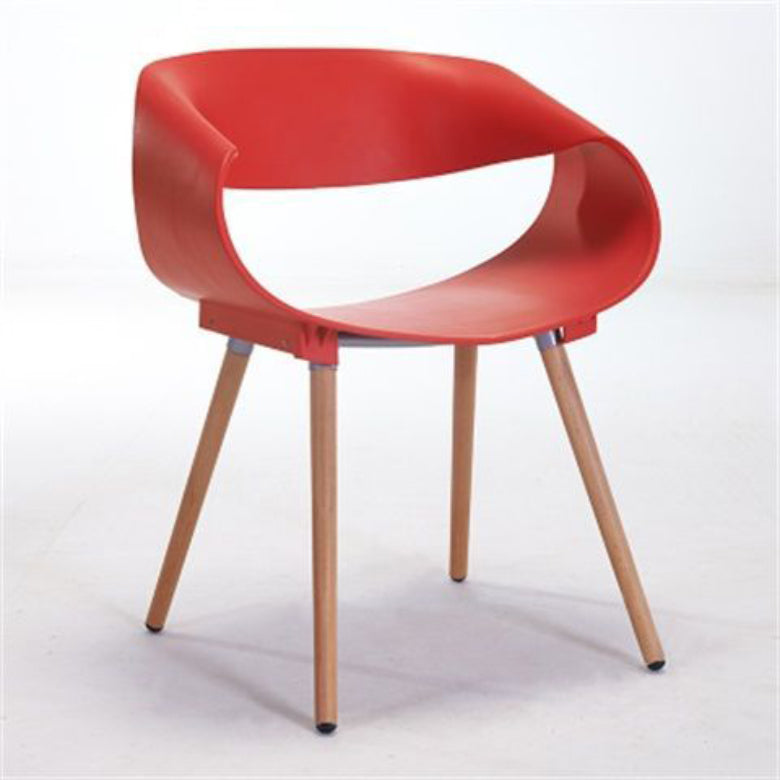 Contemporary Arm Dining Chair Indoor Solid Wood Dining Chair