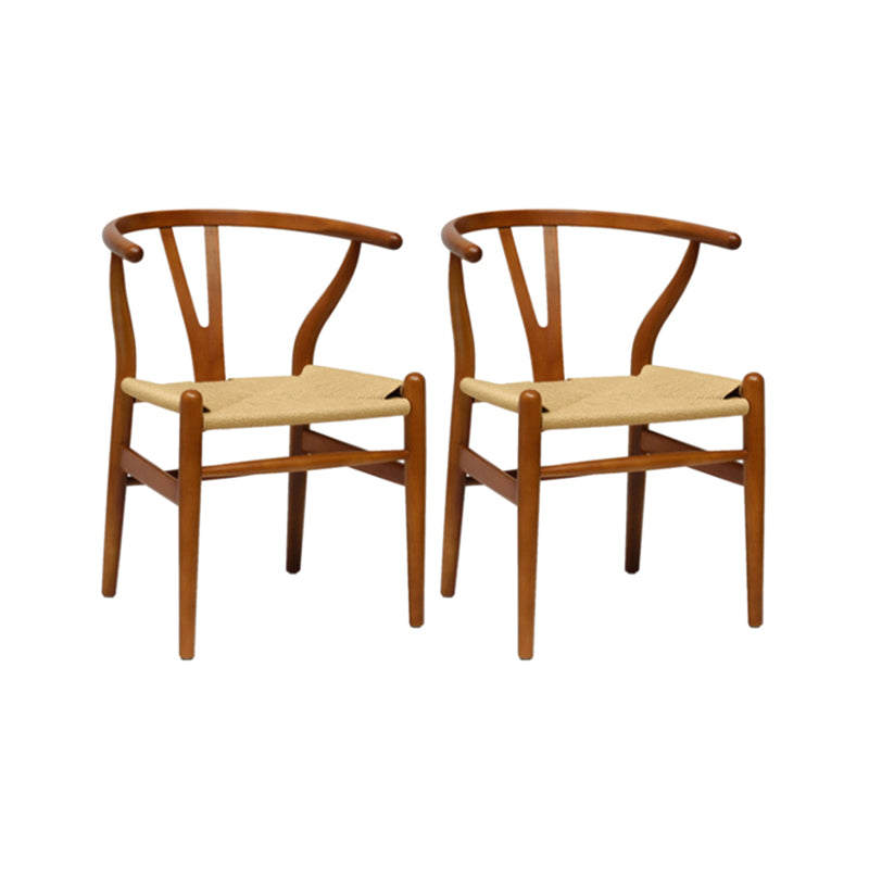 Dining Room Armless Dining Chair Home Wood Parsons Dining Chair