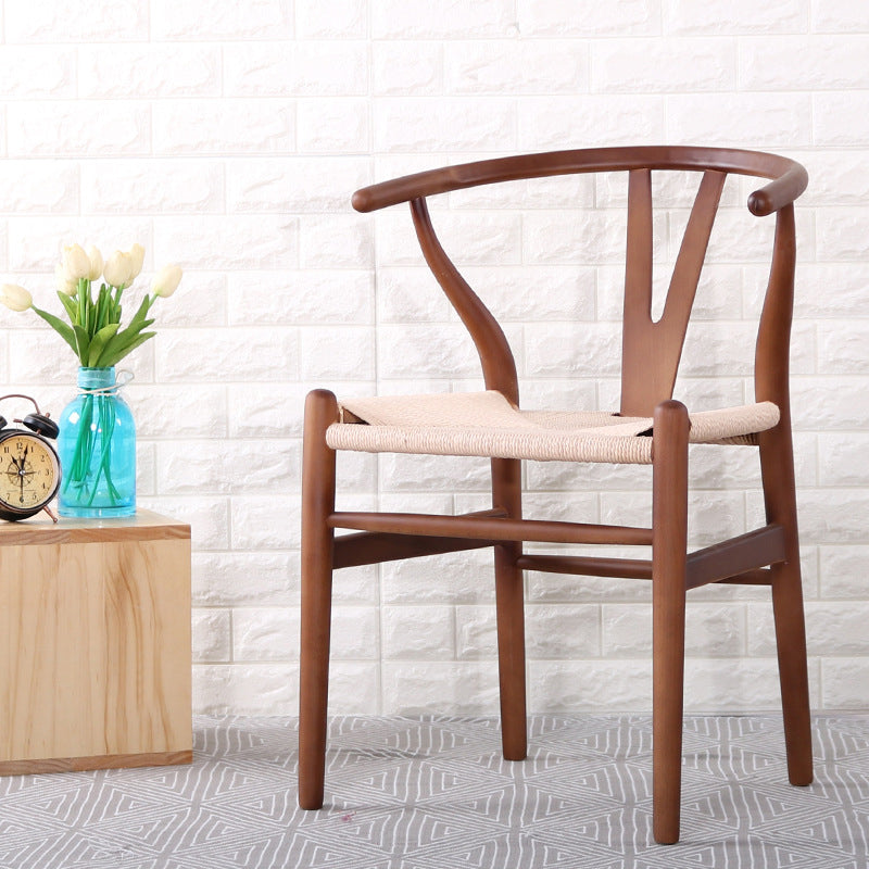Dining Room Armless Dining Chair Home Wood Parsons Dining Chair