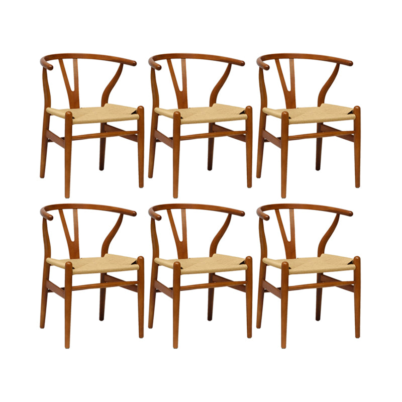 Dining Room Armless Dining Chair Home Wood Parsons Dining Chair