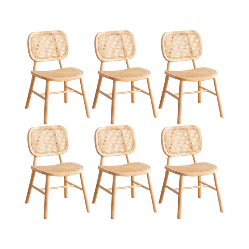 Dining Room Armless Dining Chair Home Contemporary Wood Dining Chair