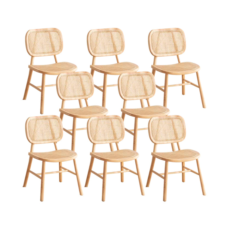 Dining Room Armless Dining Chair Home Contemporary Wood Dining Chair