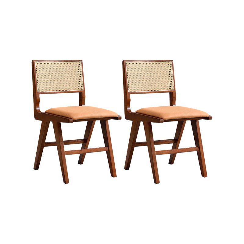 Dining Room Contemporary Dining Chair Home Wood Armless Dining Chair