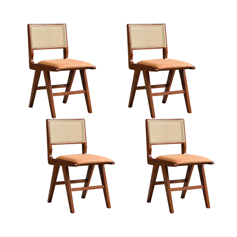 Dining Room Contemporary Dining Chair Home Wood Armless Dining Chair