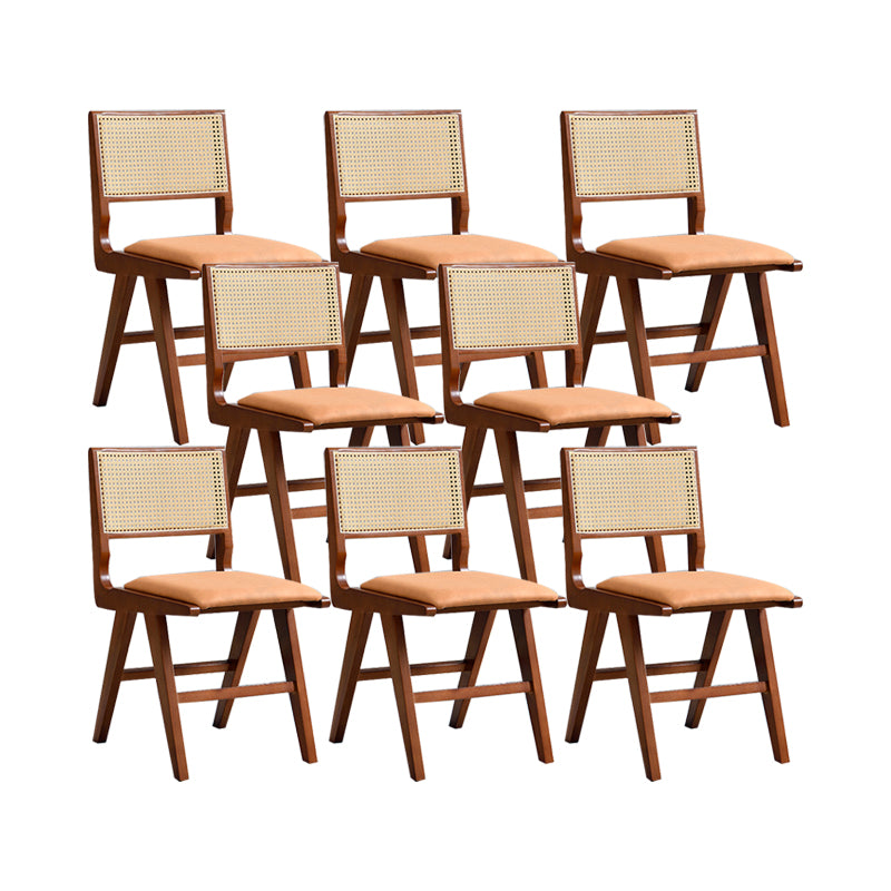 Dining Room Contemporary Dining Chair Home Wood Armless Dining Chair