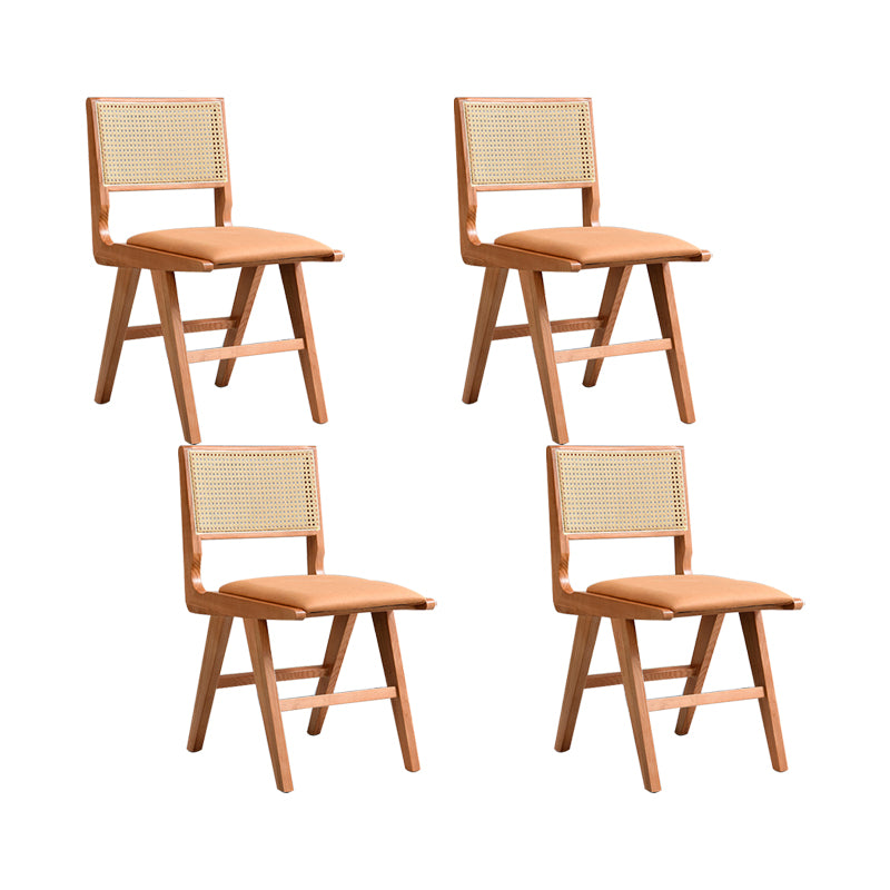 Dining Room Contemporary Dining Chair Home Wood Armless Dining Chair