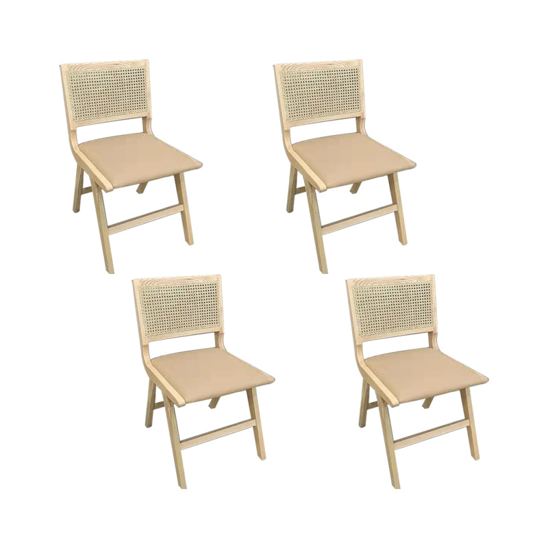 Dining Room Contemporary Dining Chair Home Wood Armless Dining Chair