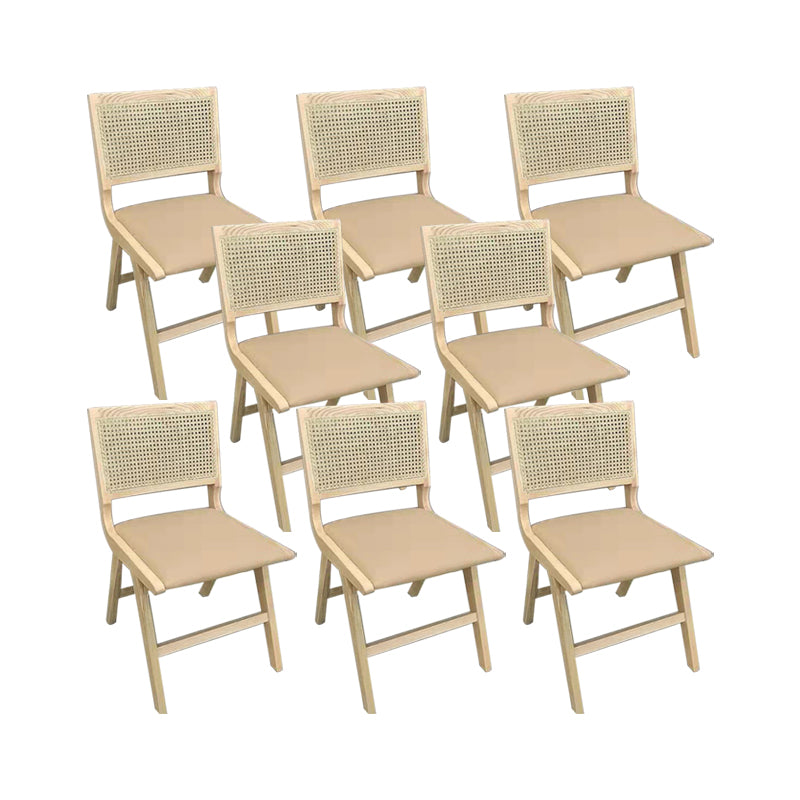 Dining Room Contemporary Dining Chair Home Wood Armless Dining Chair