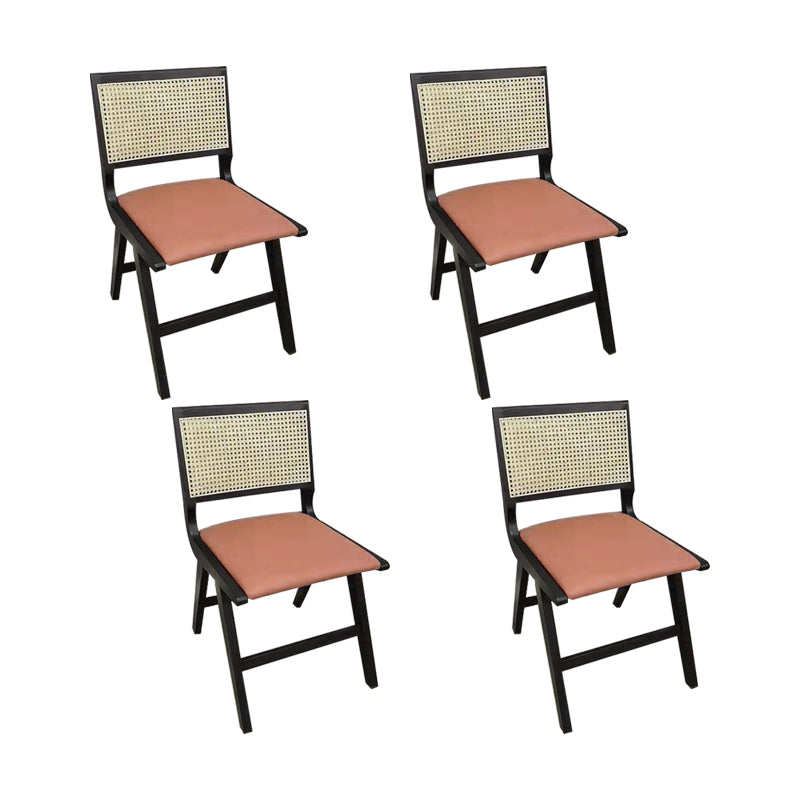 Dining Room Contemporary Dining Chair Home Wood Armless Dining Chair