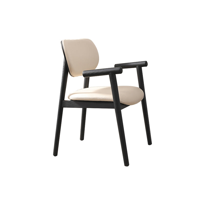 Dining Room Arm Dining Chair Home Modern Solid Wood Dining Chair