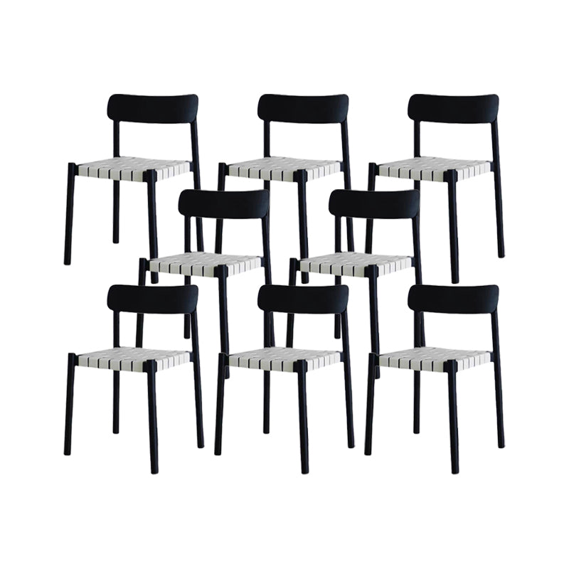 Industrial Armless Dining Chair Kitchen Open Back Dining Chair