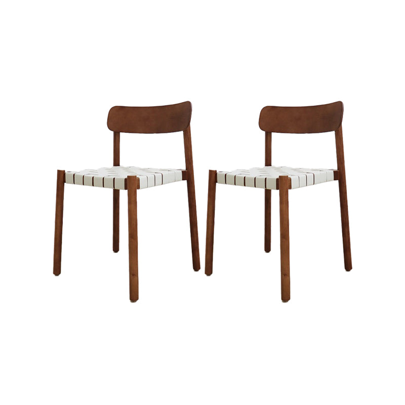 Industrial Armless Dining Chair Kitchen Open Back Dining Chair