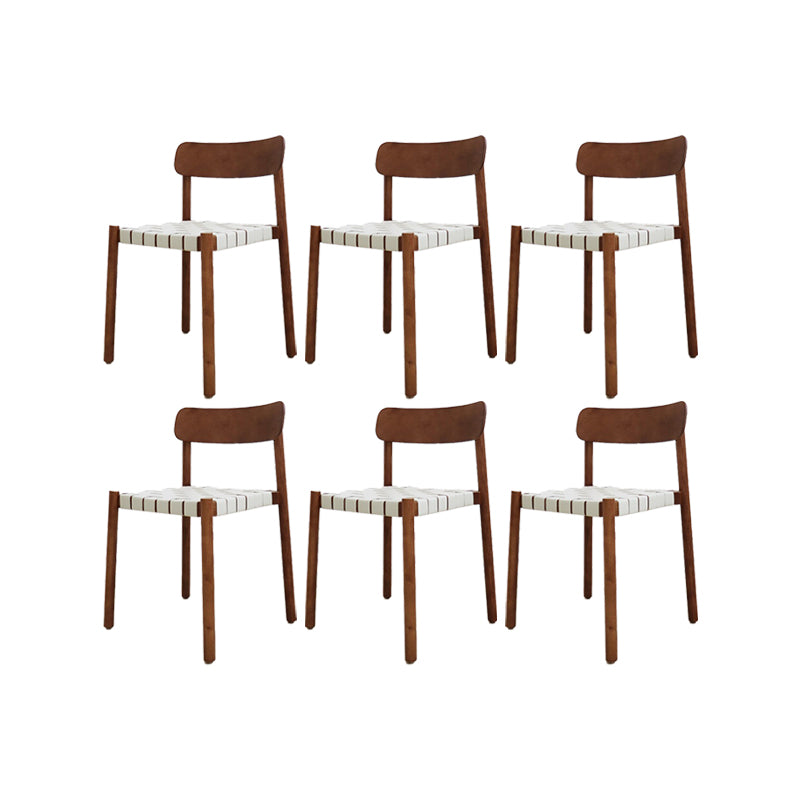 Industrial Armless Dining Chair Kitchen Open Back Dining Chair