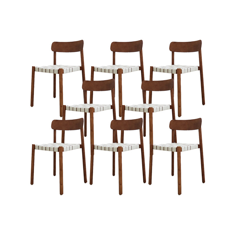 Industrial Armless Dining Chair Kitchen Open Back Dining Chair