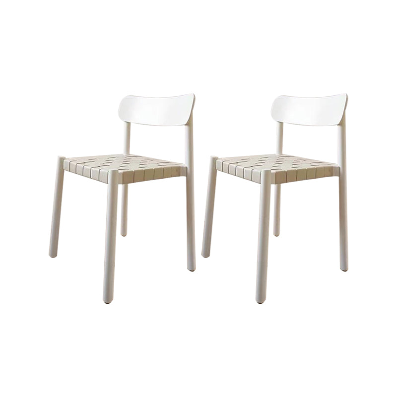 Industrial Armless Dining Chair Kitchen Open Back Dining Chair