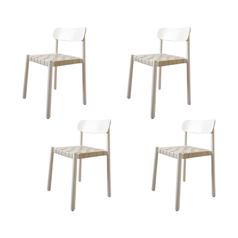 Industrial Armless Dining Chair Kitchen Open Back Dining Chair