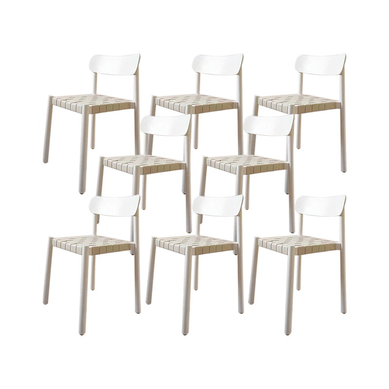 Industrial Armless Dining Chair Kitchen Open Back Dining Chair