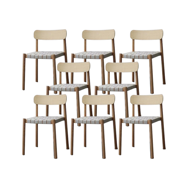 Industrial Armless Dining Chair Kitchen Open Back Dining Chair