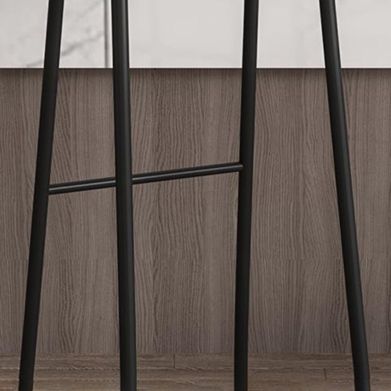 Backless Counter Height Stools Rubberwood Bar and Counter Stool